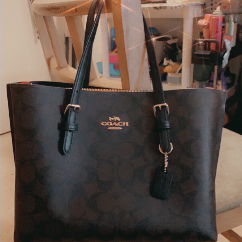 Small brown Coach purse